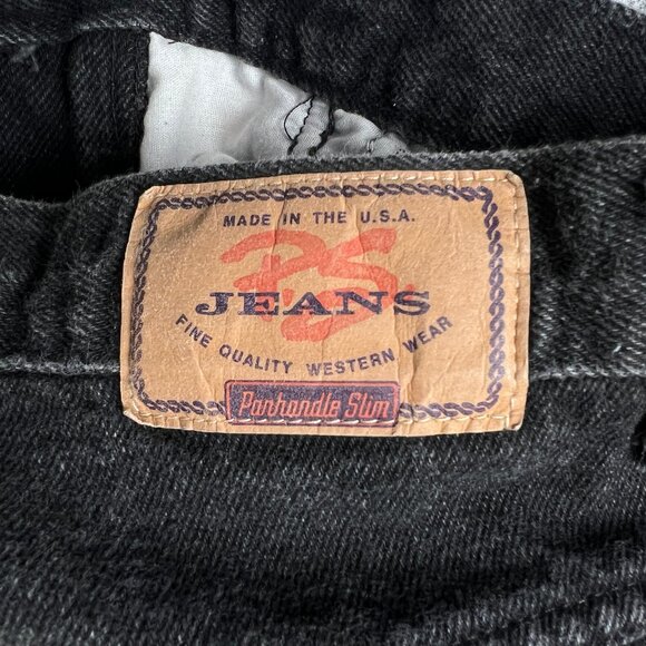 Vintage Panhandle Slim Denim Jeans Moto Punk Grunge Rock Edgy High Rise Waisted - Picture 11 of 13